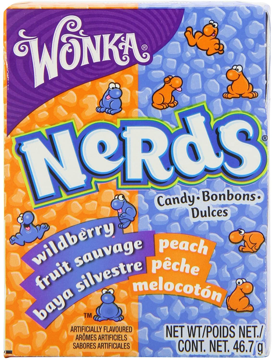 Wonka nerds mini bonbons peche – baies sauvages – Youpi Candy